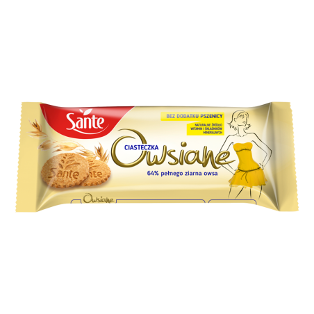 Ciasteczka Owsiane Sante 138 g